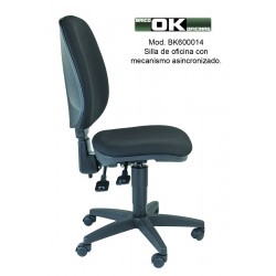 Silla Oficina Rd939/6 Tapizado Verde Con Brazos Regulables