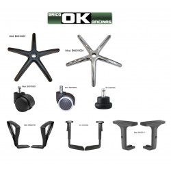 OK 01 office chair with permanent contact mechanism and height
