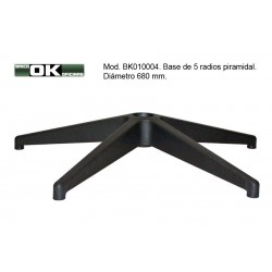 Nylon base for office chairs