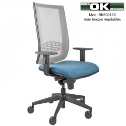 Office chair with synchronized mechanism and network backrest