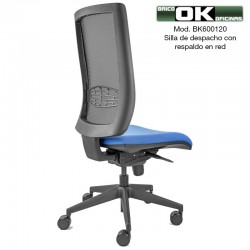 Office chair with synchronized mechanism and network backrest