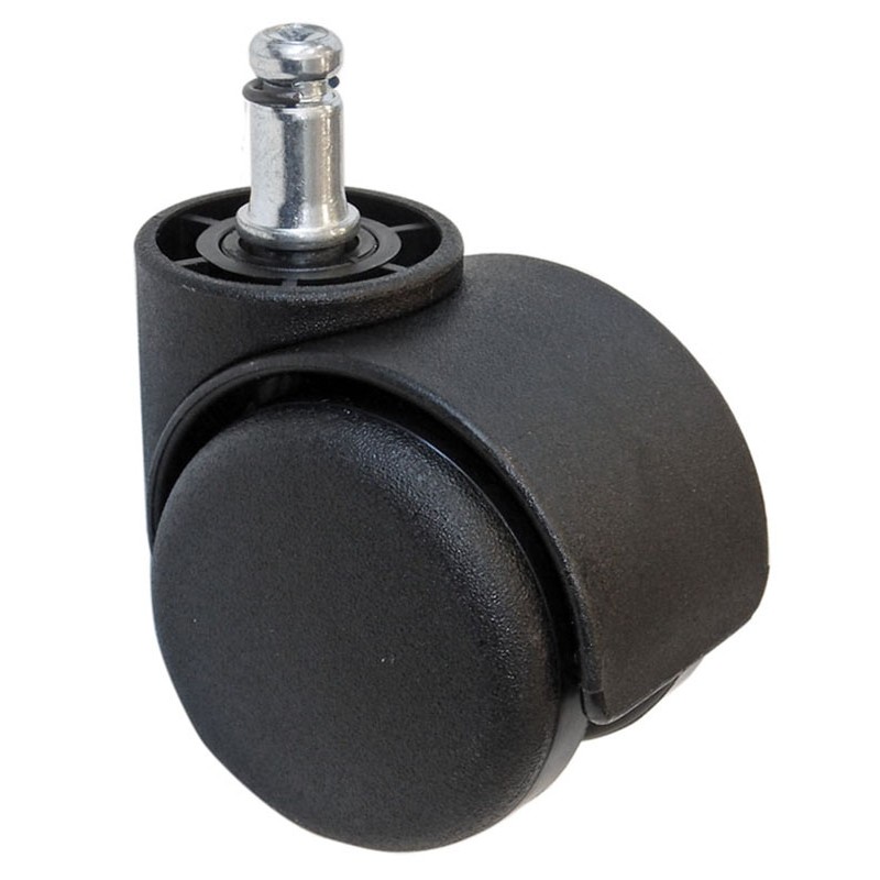 Self-braking wheel for office chair.