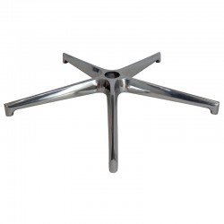 Metal base for swivel chairs.