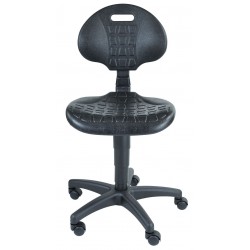 Swivel chair in polyurethane.