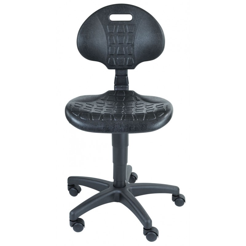 Swivel chair in polyurethane.