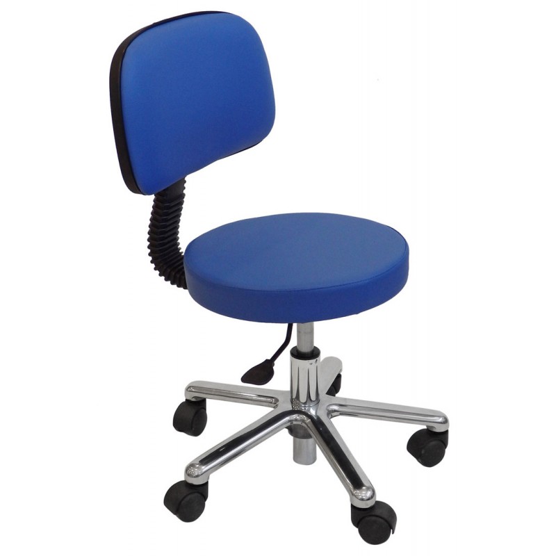 Low stool clearance with backrest