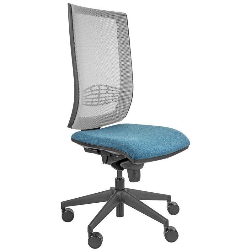 Office chair with synchronized mechanism and network backrest