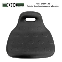 Assise en polyuréthane pour tabourets pivotants