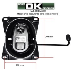 Mecanismo basculante para sillon giratorio