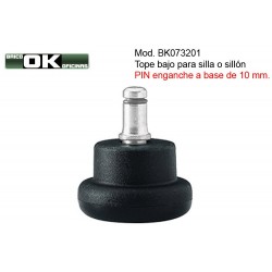 Stopper for swivel chairs.