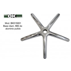 Base metalica para sillones giratorios.