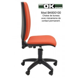 Study chair with high backrest.