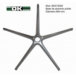Metal base for swivel chairs.